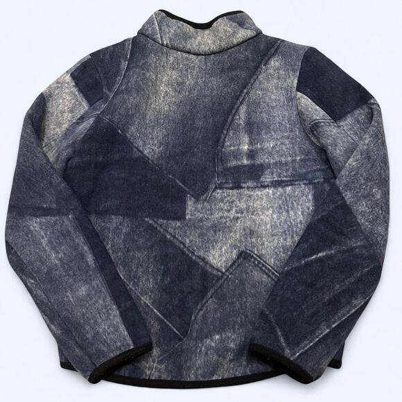 Vintage Polo Sport Fleece Jacket Blue Zip Up 90s Y2K Size M - Picture 4 of 7